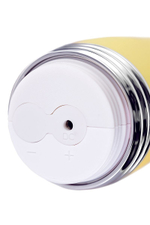 Желтый вибратор Calla - 22 см. (Цвет: желтый)