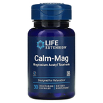Life Extension, Calm-Mag, ацетил тауринат магния, 30 вегетарианских капсул