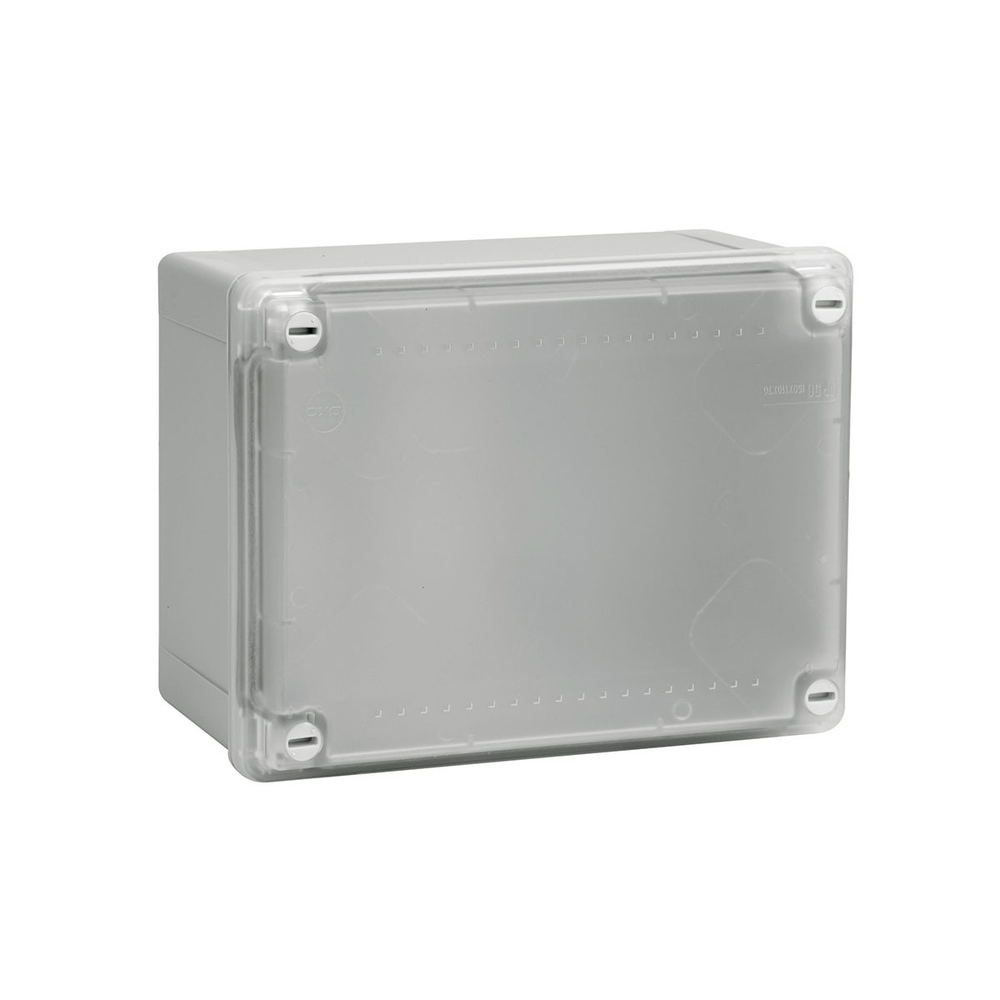 54220 коробка ответвительная с гладкими стенками и матовой крышкой 240х190х90 DKC