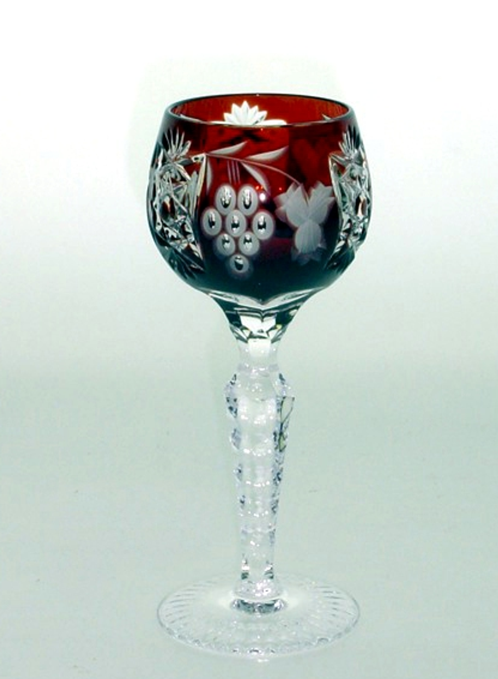 Рюмка для ликера 60 мл Ajka Crystal Grape темно-бордовая Венгрия