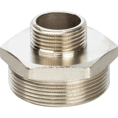 Ниппель переходной STOUT НН 2"х1" никель