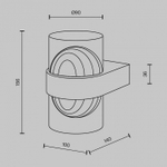 Бра Maytoni Sacramento MOD480WL-L10BS3K