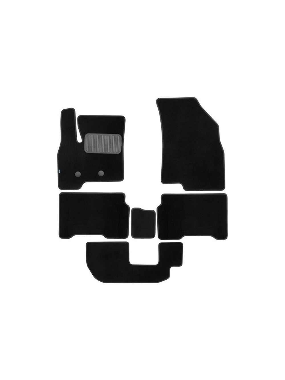 Коврики в салон для CHERY TIGGO 8 PRO E+ 2023-, кроссовер, 6шт. (текстиль) KLEVER0506303422110KH