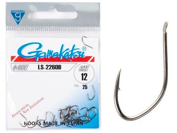 Крючки Gamakatsu LS-2260B HOOKS BRONZE разм. 12 25шт.