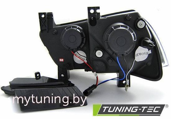 Передние фары tube light chrome для Dodge Charger LX II