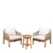 Комплект уличной мебели Ravona из массива акации, 2 кресла, столик