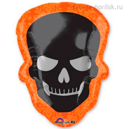 Череп в красном