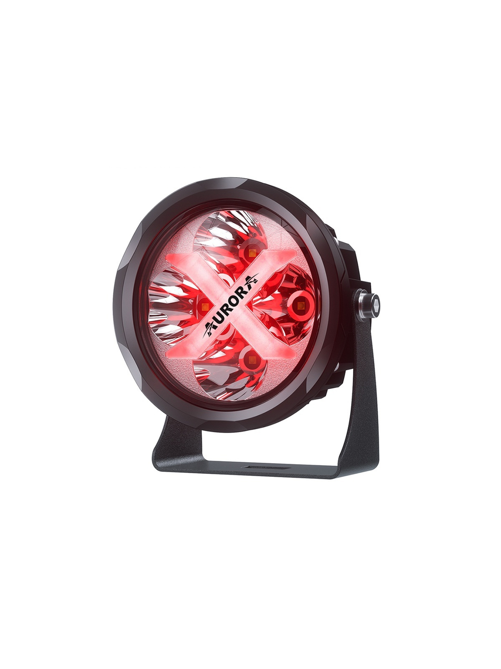 Светодиодные фары дальнего света AURORA 102 мм 40W с RGB подсветкой (комплект 2 шт)