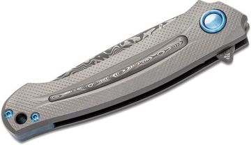 Складной нож MKM "ARVENIS" MKM/FX01 D c клинком из стали Damascus, рукоять титан
