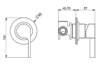 Смеситель для душа Webert DoReMi DR880101345