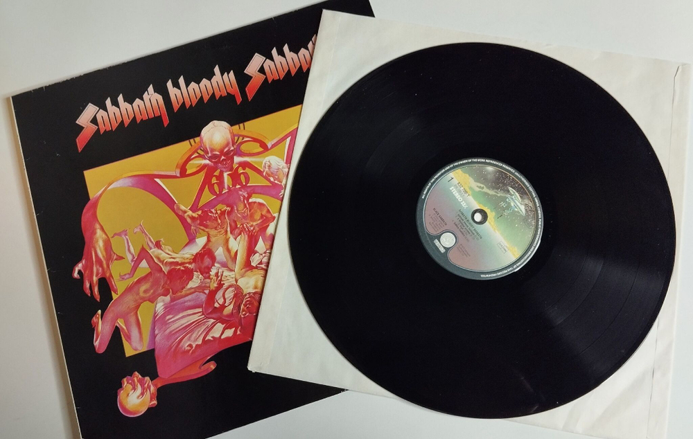 Винтажная виниловая пластинка LP Black Sabbath Bloody Sabbath (Holland 1987)