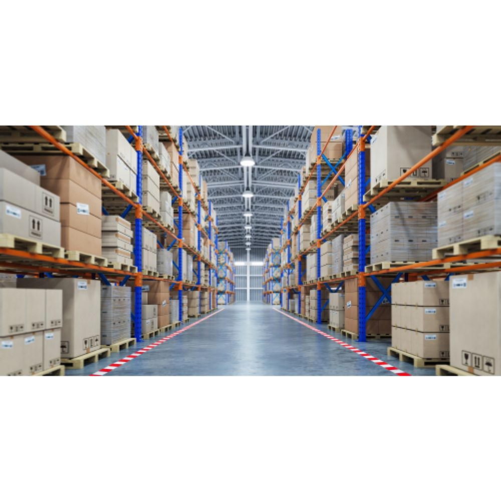 Светоотражающая лента СИЛА STRT-548RW красно-белая 5м х 48мм блистер