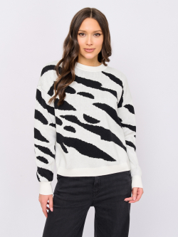 Джемпер из вискозы и хлопка