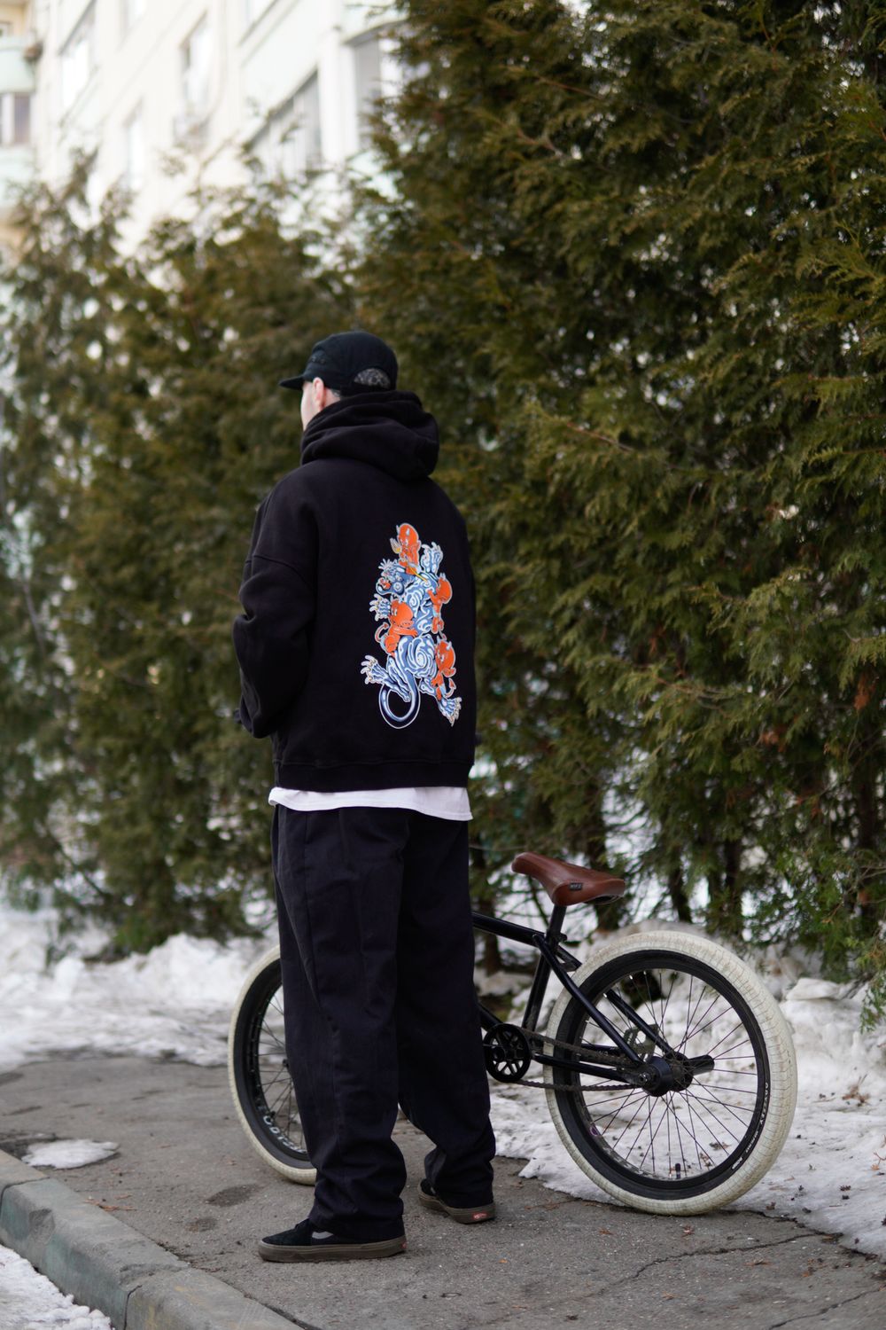 Худи Old Lizard Red Devil Черный