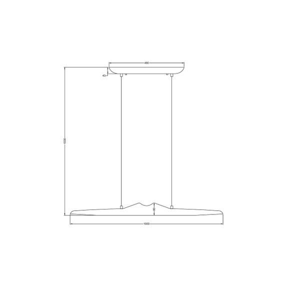 Подвесной светодиодный светильник Arte Lamp Conca A4286SP-19BK