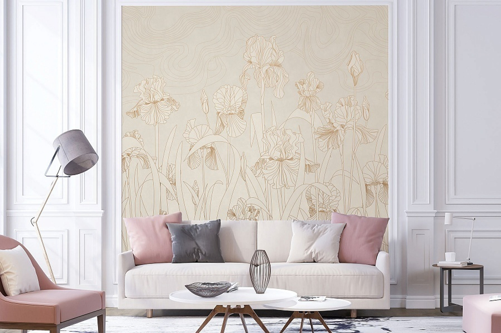 Обои и панно Affresco, коллекция  Line Art