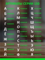 Буквы из пластика на стену