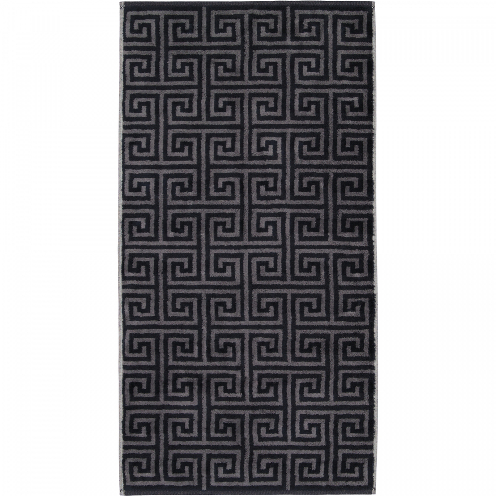 Полотенце 30х50 Cawo Noblesse Elegance Allover 1088 97 черно-серое