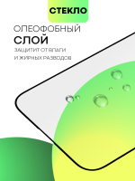 Матовое стекло BROSCORP для Apple iPhone 15 Plus (арт.IP15PLUS-FSP-GLASS-MATTE )