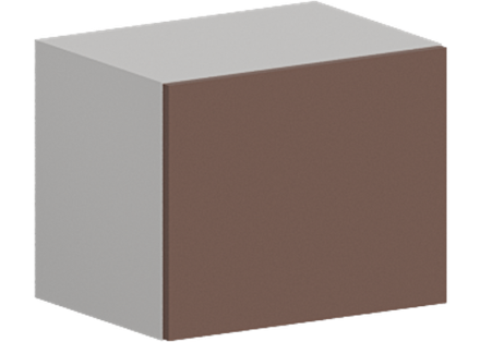 Кухня Модуль ШВГ 450 Графит / Пудрово-розовый