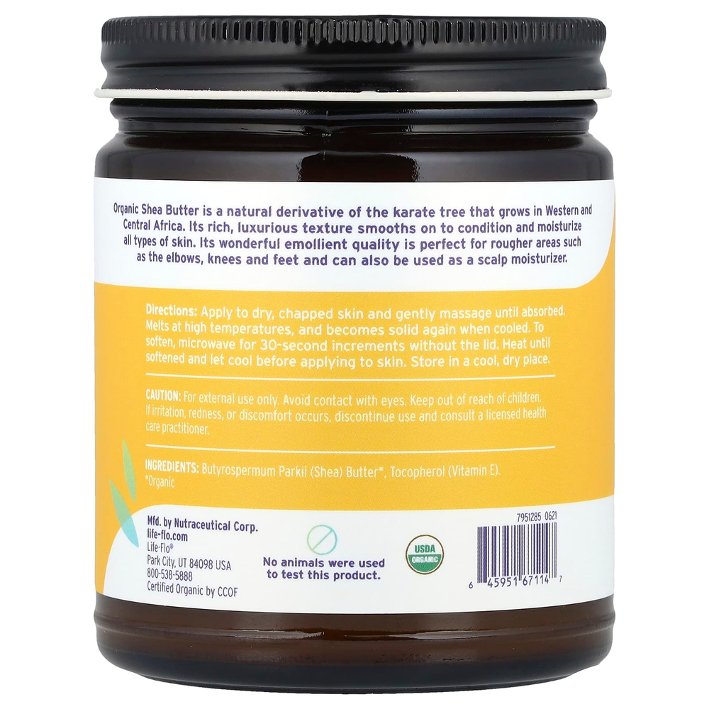 Life-flo, Чистое масло ши для ухода за кожей, 266 мл (9 жидких унций)