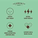 Egmont Honey, Мед манука, необработанный и непастеризованный, UMF ™ 10+, MGO 265+, 250 г (8,8 унции)