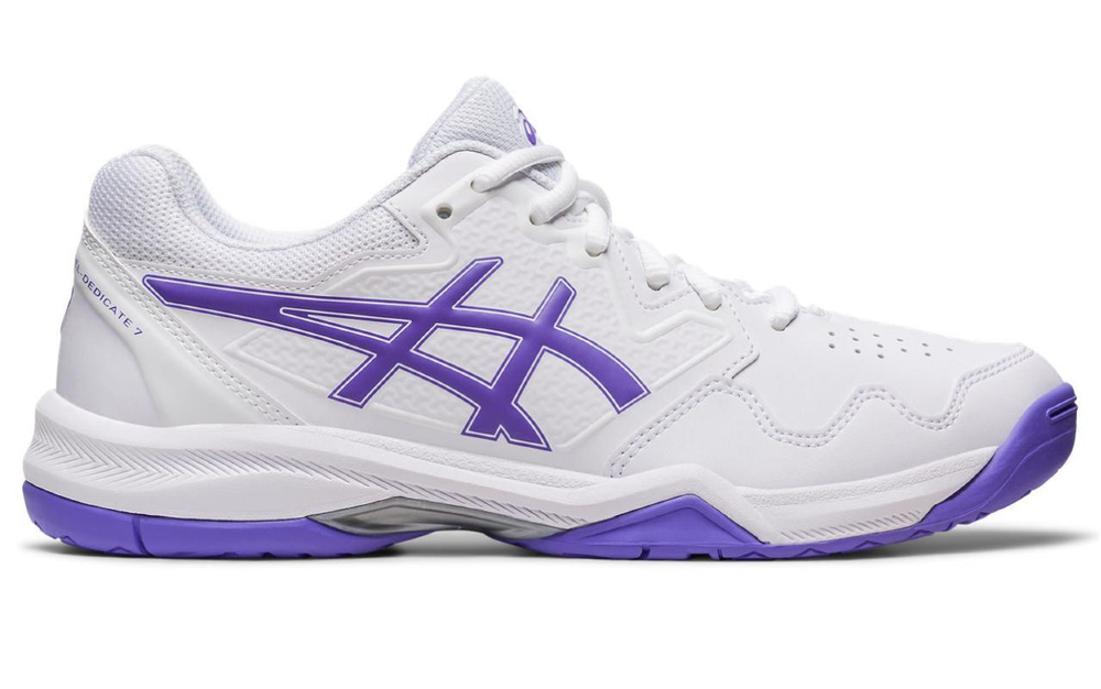 Женские Кроссовки теннисные Asics Gel-Dedicate 7 W - white/amethyst