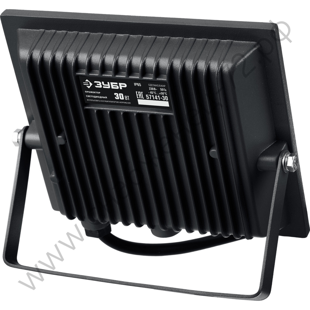 ЗУБР ПСК-30 30 Вт, 6500К IP65 Светодиодный прожектор Профессионал, (57141-30)