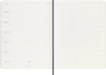 Еженедельник на 2025 год Moleskine Classic Soft WKNT XL (DSB2012WN4) 19х25см мягкая обложка синий сапфир