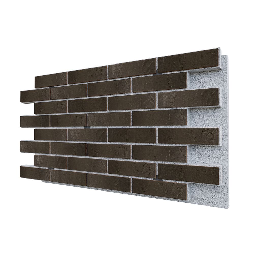 Негорючая термопанель ППС PRO Paradyz Semir Grafit Elewacja 0,60 м², 1020x600 мм