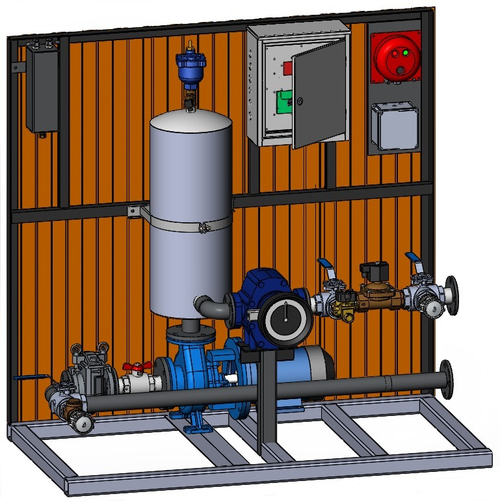 High-speed pumping and delivery of diesel fuel with a vortex gas separator