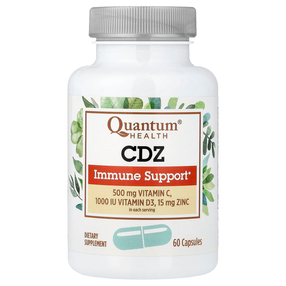 Quantum Health, CDZ, поддержка иммунитета, 60 капсул