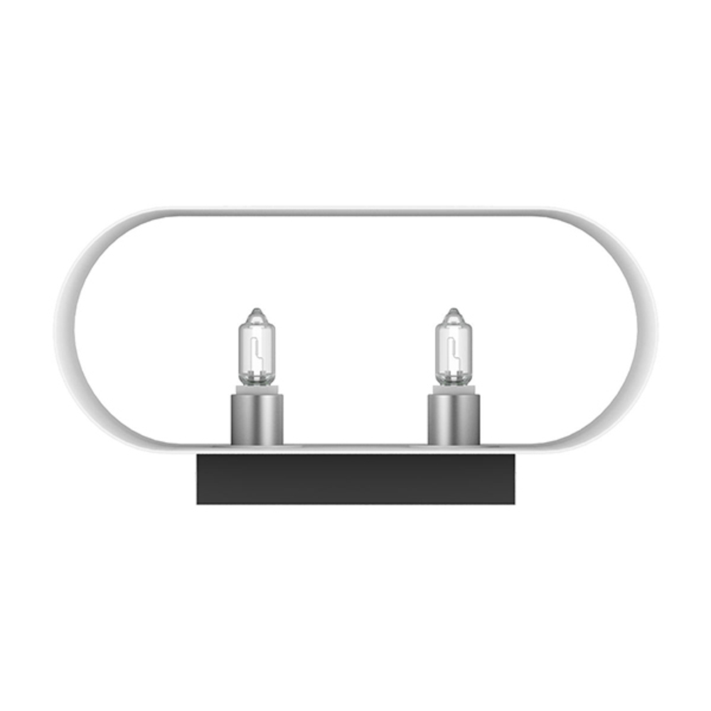 808620 Светильник настенный MURO 2х40W G9 ХРОМ/БЕЛЫЙ