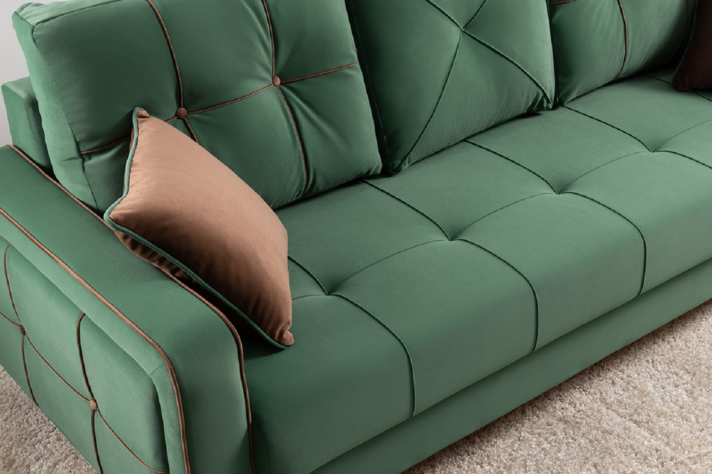 Диван кровать Черри, Зеленый