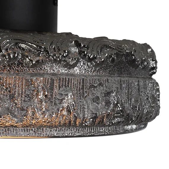 SL6143.412.01 Светильник потолочный ST-Luce черный/дымчатый LED 1*15W 4000K ANTIKE