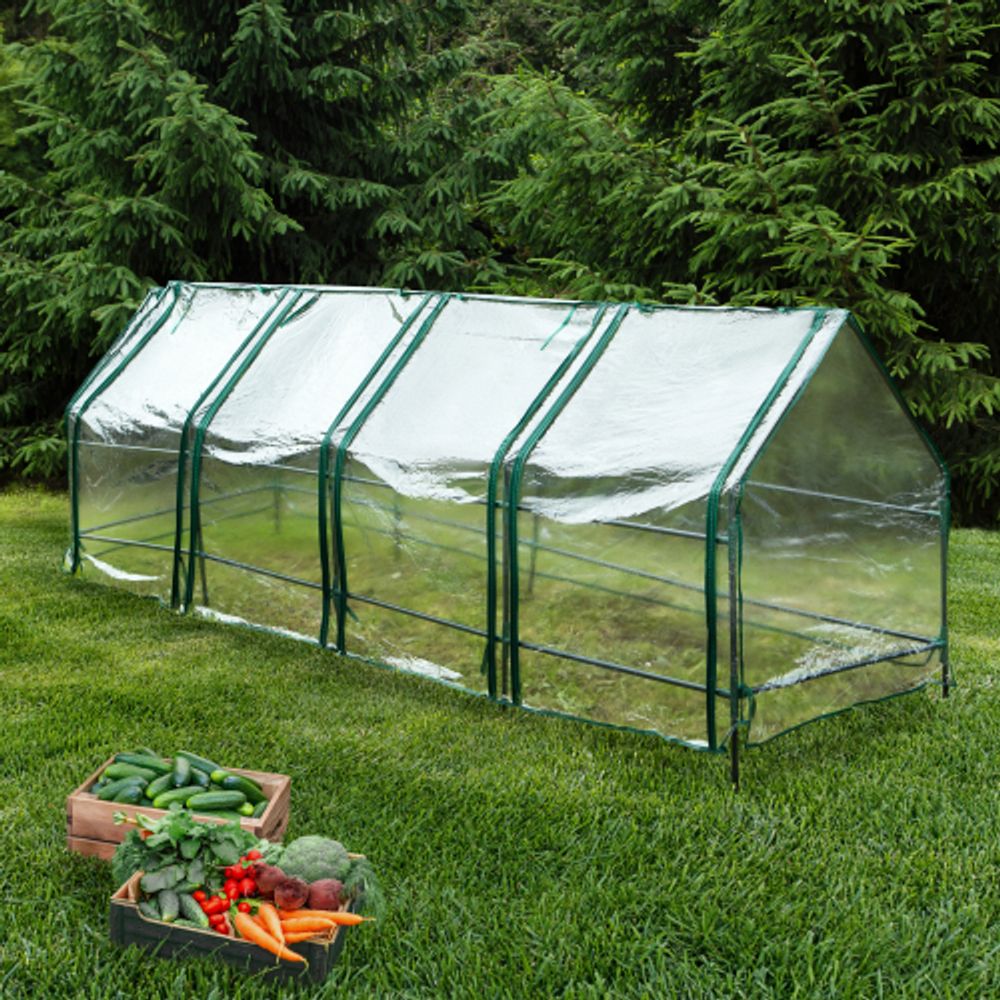 Теплица GREEN APPLE GA-House-4х-frame 3600х900х900 мм 4 отсека