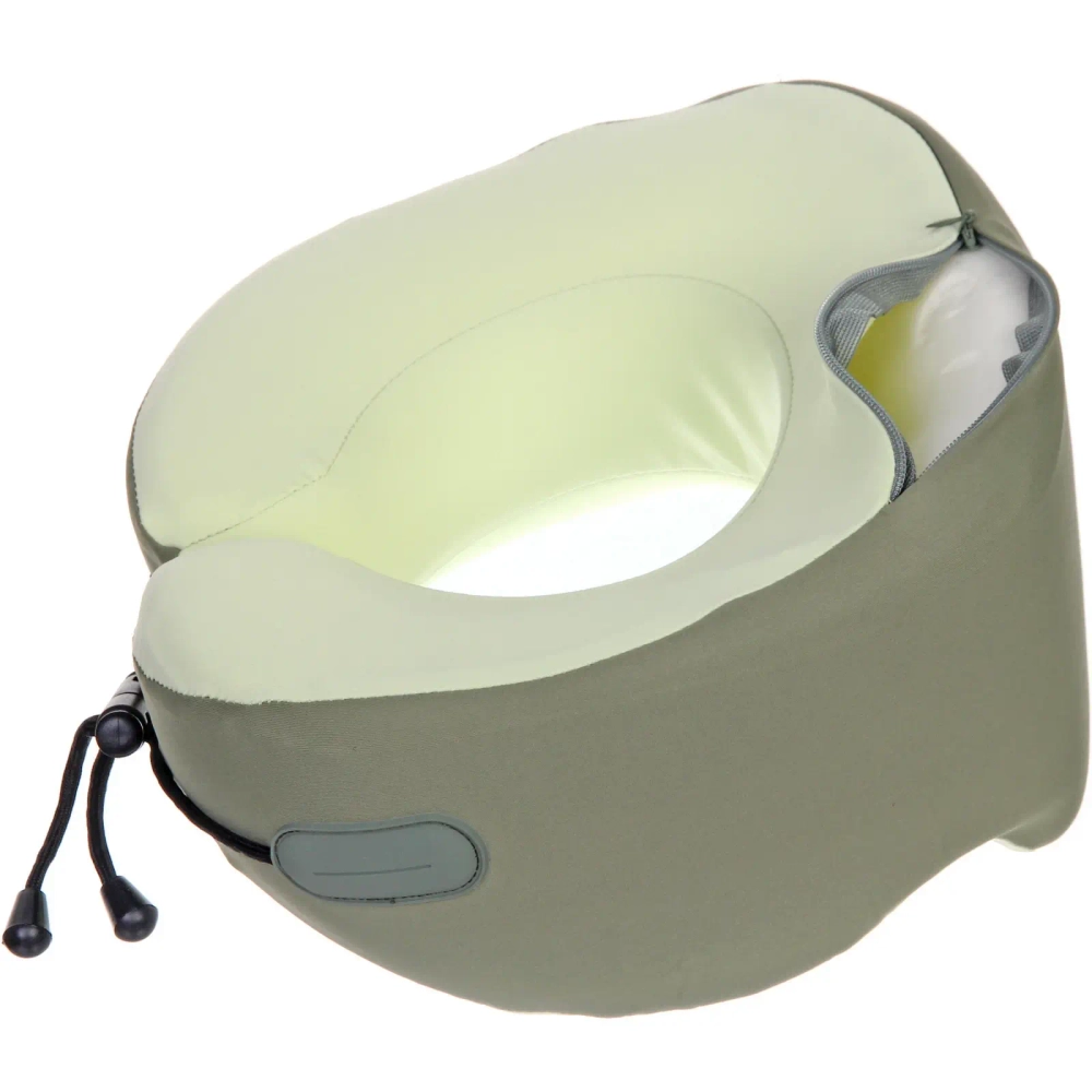 Подушка дорожная «TRIP - Dream», мемори-эффект, цвет зеленый