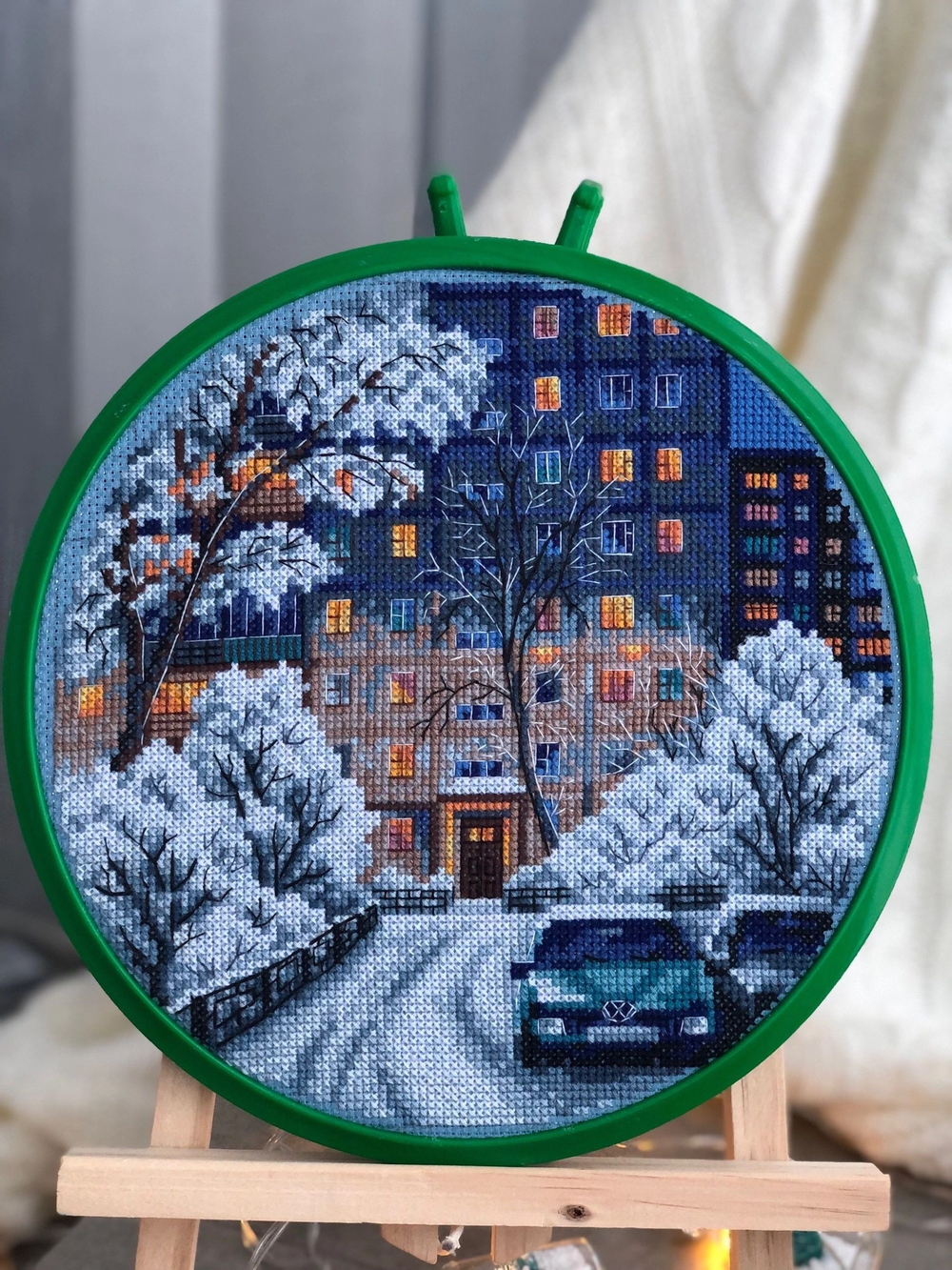 Набор для вышивания крестом "Вечерний город"