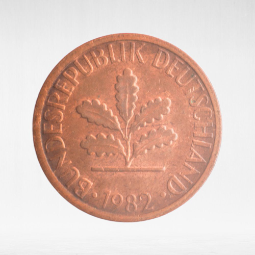 Germany, 1 Pfennig, 1982, (Munich Mint - "D"), VF