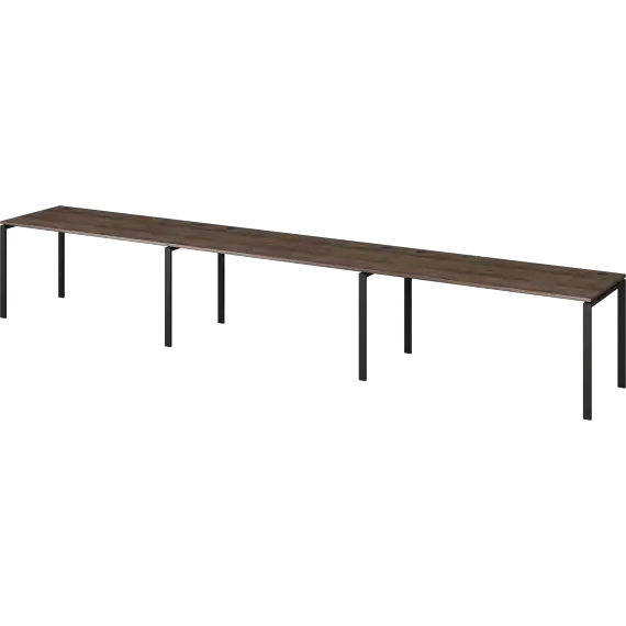 Бенч линейный на 3 рабочих места АМБЛ-005-3  5400x730x760 Арго-М