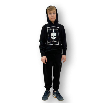 ОДЕЖДА ДЛЯ ТЕННИСА Мальчики, Толстовка HYDROGEN COURT HOODIE .
