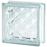 Стеклоблок Vitrablok Пирамида 190x190x80 - Бесцветный