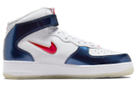 Кроссовки Nike Air Force 1 Qs "Iuniversity Red And Midnight Navy"