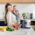 Уцененный товар: блендер-пароварка для детского питания 5 в 1 BEABA Babycook Neo темно-синий, Франция
