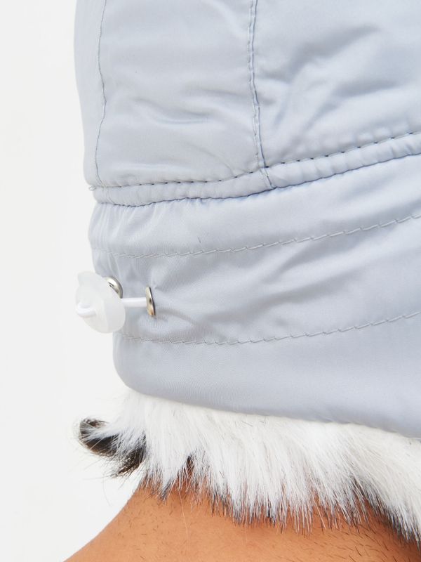 Шапка ушанка с маской Евро Волк Полярный ткань Taslan