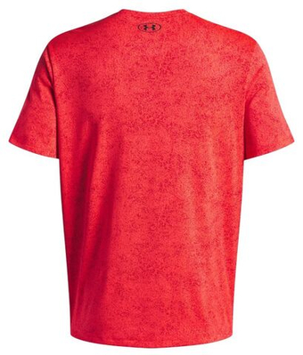 Мужская теннисная футболка Under Armour Tech Novelty - racer red/black