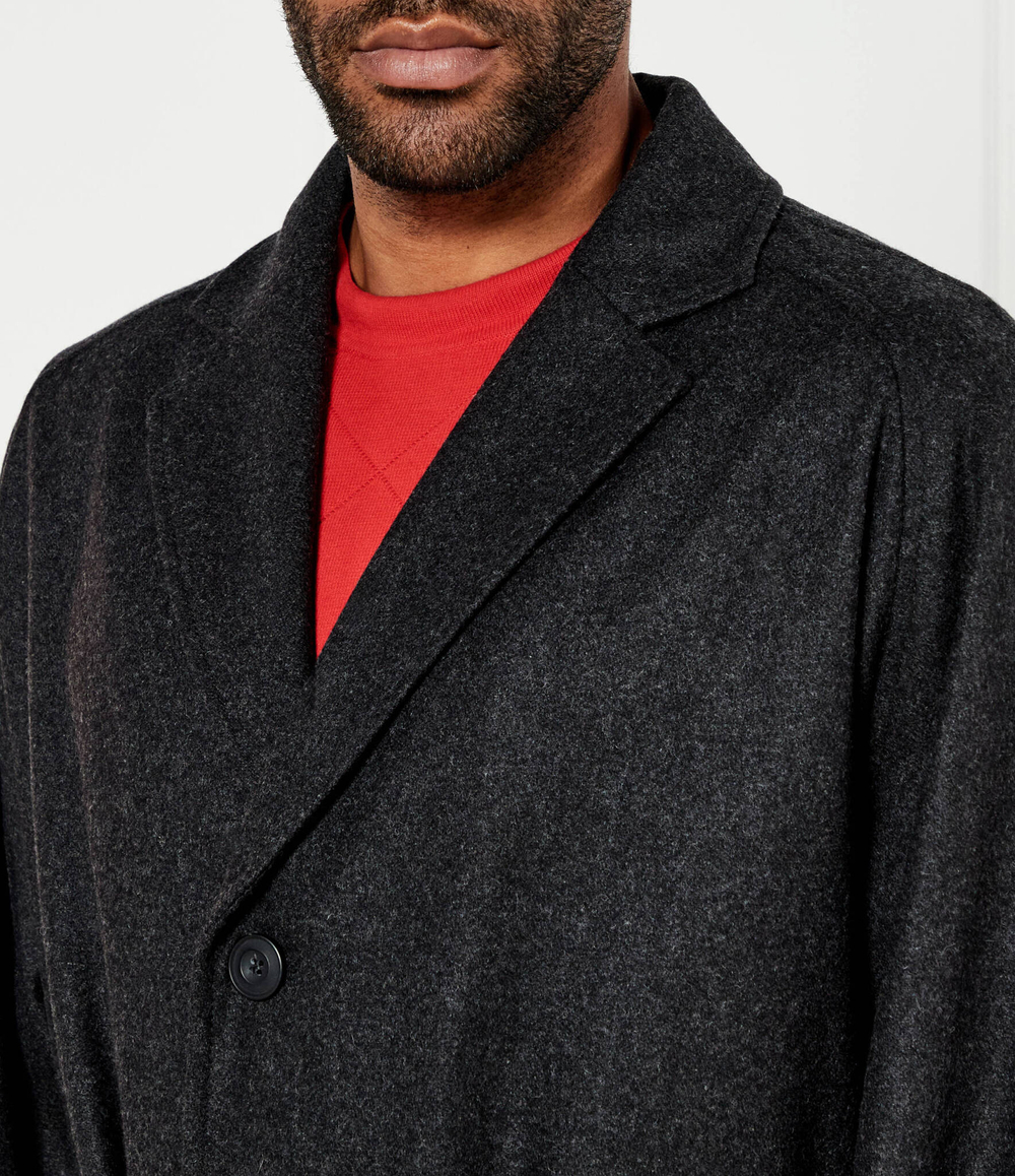 Шерстяное пальто Mars HUGO - графитовый(50523973)