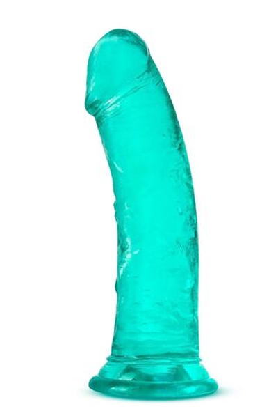 Бирюзовый фаллоимитатор-реалистик Roar n Ride - 20,3 см. (Цвет: бирюзовый)