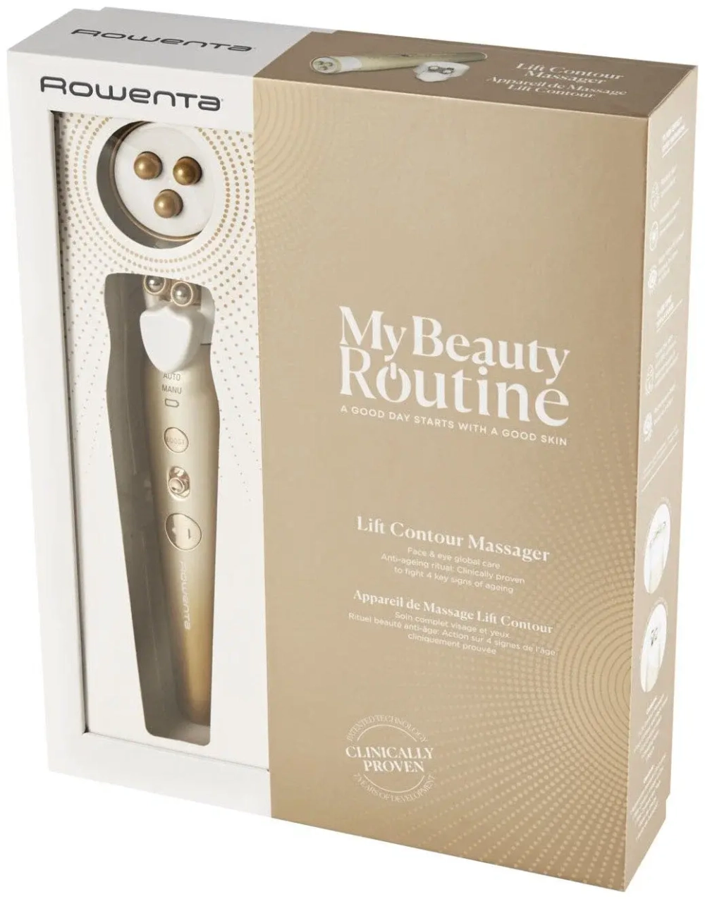 Антивозрастной массажер для лица Rowenta LIFT CONTOUR LV7030F0 (q)