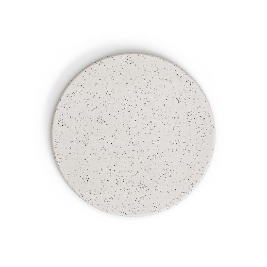 Столешница садовая круглая Saura из белого терраццо Ø 70 см